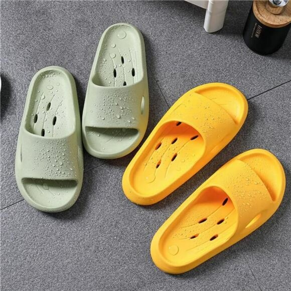 Quick Dry Shower Shoes Non Slip Bathroom Pool Gym Slides for Men and Women - Picture 4 of 7